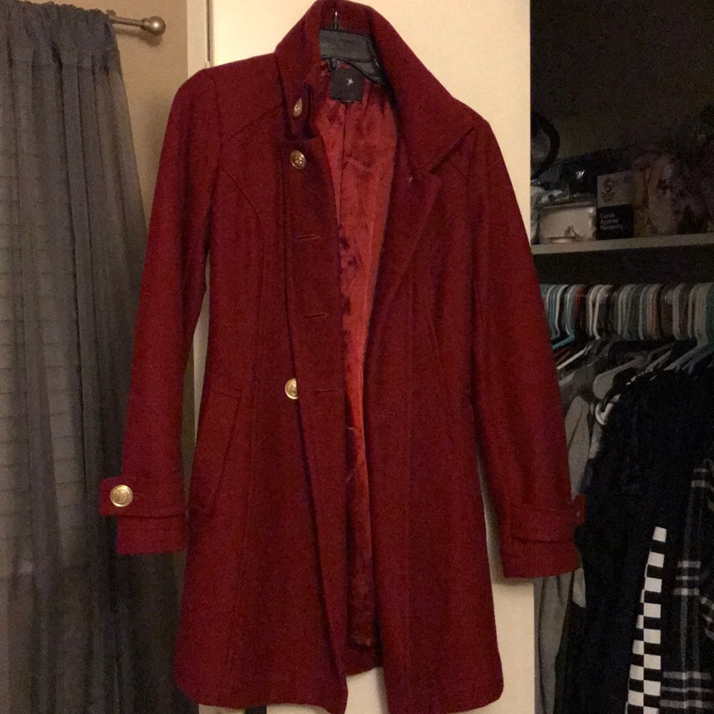 Red Peacoat